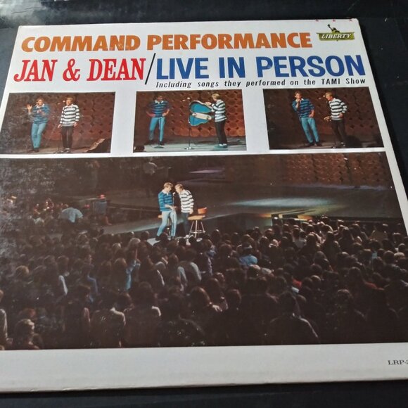 Jan & Dean - Command Performance VG+ Original Mono Liberty LRP-3403 Record 1965 - Picture 1 of 4
